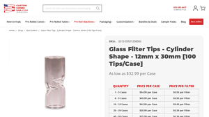 Custom Cones USA - Glass Filter Tips