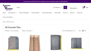 Custom Tile Roofing - Key Concrete Tiles