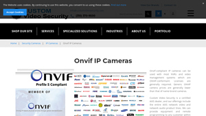 Custom Video Security - ONVIF IP Cameras