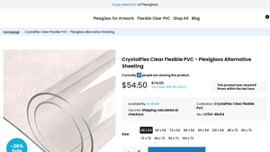 Cutplex - CrystalFlex Clear Flexible PVC