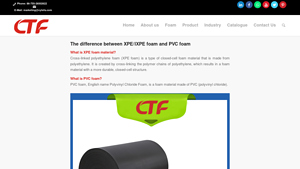 Cygtefa - XPE & PVC Foam Solutions