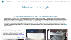 CZ Gemstones - Moissanite Rough