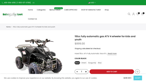 DALLAS POWERSPORT - Hawk 110cc Kids ATV