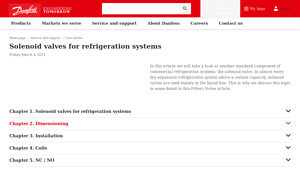 Danfoss - Solenoid Valves for Refrigeration Systems