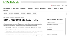 DankGeek - Bong and Dab Rig Adapters