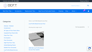 Datacenter Floor Tiles - ASM Q2C Low Profile Raised Access Floor System