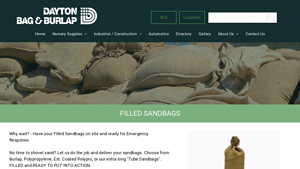 Daybag - Pre-Filled Sand Bags