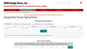 DDM Garage Doors - Torsion Springs