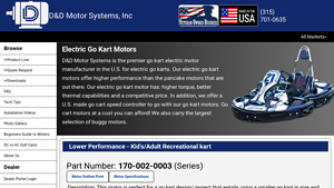 DD Motor Systems - Electric Go Kart Motors