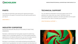 Nicholson Manufacturing - Debarkers and Parts