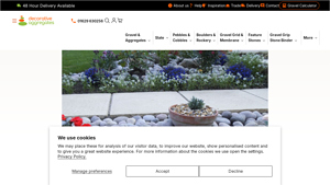Decorative Aggregates - Cobbles and Garden Pebbles