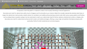 Decorative Metal Sheet - Cabinet Door Mesh