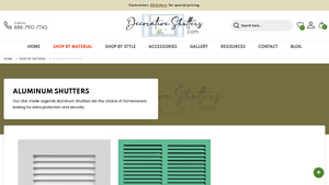 Legends - Aluminum Shutters