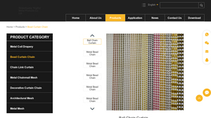 Decor Metal Curtain - Steel Bead Curtain