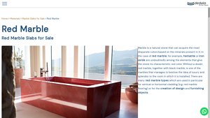 Dedalo Stone - Red Marble