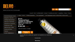 Delbo - Encre Typographique Or 150ml