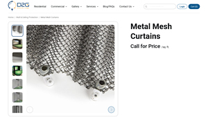 Design2Golf - Metal Mesh Curtains