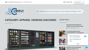 Digital Media Vending - Custom Apparel Vending Machines
