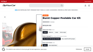 Dip Your Car - Burnt Copper Car Kit