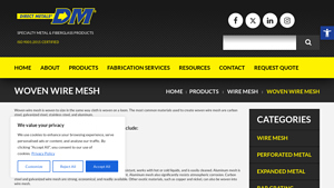 Direct Metals - Woven Wire Mesh