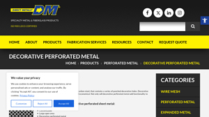 Direct Metals - Decorative Perforated Metal Sheets