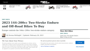 Dirtrider - 2023 Two-Stroke Enduro Bikes