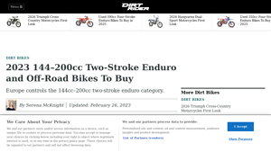Dirtrider - 2023 144–200cc Two-Stroke Enduro Bikes