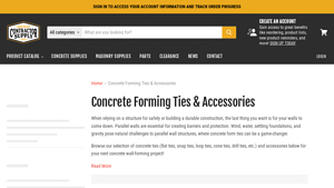 Discount Contractor Supply - Concrete Forming Ties