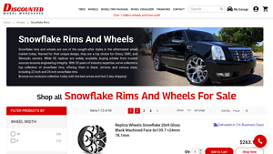 Discounted Wheel Warehouse - Snowflake Rims
