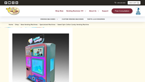 Sweet Spin - Cotton Candy Vending Machine