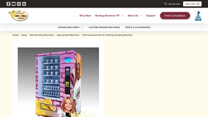 Discount Vending - DVS Duravend 40-20 Clothing Vending Machine
