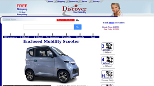 Discover My Mobility - Q-Express Enclosed Mobility Scooter