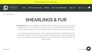 District Leathers - Shearling Leather