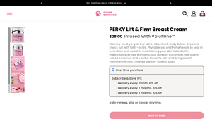 Divine Derriere - PERKY Lift & Firm Breast Cream