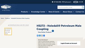 Dixon - Holedall® Petroleum Male Coupling
