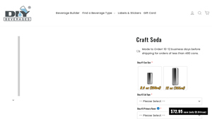 DIY Beverages - Customizable Craft Soda