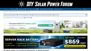 DIY Solar Forum - All-Black Solar Panels