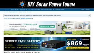 DIY Solar Forum - Modular Inverter Solutions