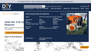 Stihl - MS 170 Chainsaw Parts Diagram