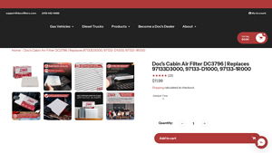 DocsFilters - Cabin Air Filter DC3796