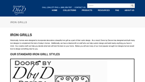 Doors by Decora - Iron Grill Designs