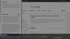 Mercury - 40hp Four Stroke Outboard Engine