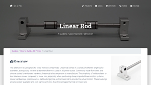 DRD Flo - Linear Rods and Bearings