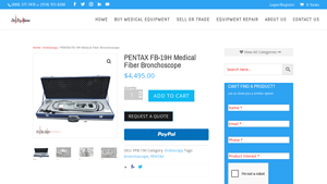 Pentax - FB-19H Medical Fiber Bronchoscope