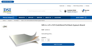 Gold Bond - Foil Back Gypsum Board