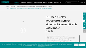 DSPPA - 15.6 Inch Motorized Retractable Monitor