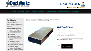 Ductworks - Wall Stack Duct