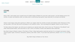 Duke of Pearl - Crushed Shell Flakes, Pale Gold M.O.P.