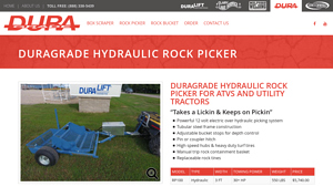 DuraGrade - Hydraulic Rock Picker