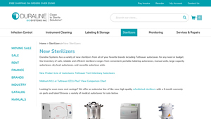 Duraline Systems - Autoclave Sterilizers